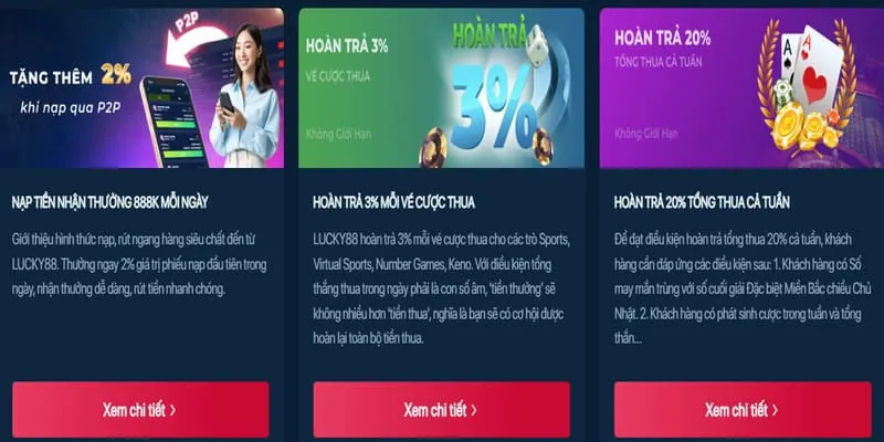 Hoàn trả thể thao và casino atm99new